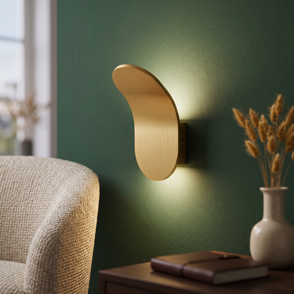 A warm curve of light.