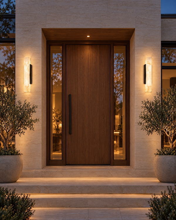 Lithara Stone-Look Outdoor Wall Light