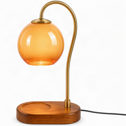 Vaelo Home Calida Candle Warmer Lamp – Adjustable Flameless Wax Melter with Dimmable Light