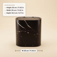Marble pattern trash can dimensions