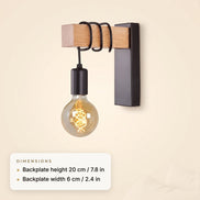 Industrial wall sconce dimensions