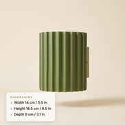 Nordic resin wall lamp dimensions