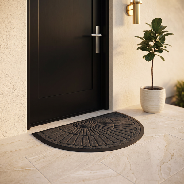Arco Half Round Rubber Door Mat