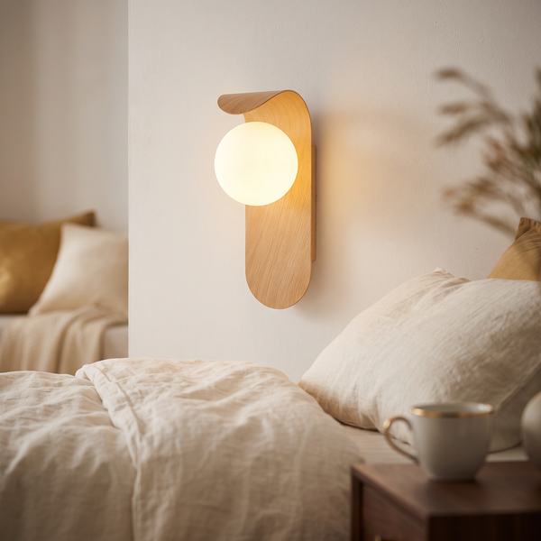 Icar Wooden LED Wall Lamp