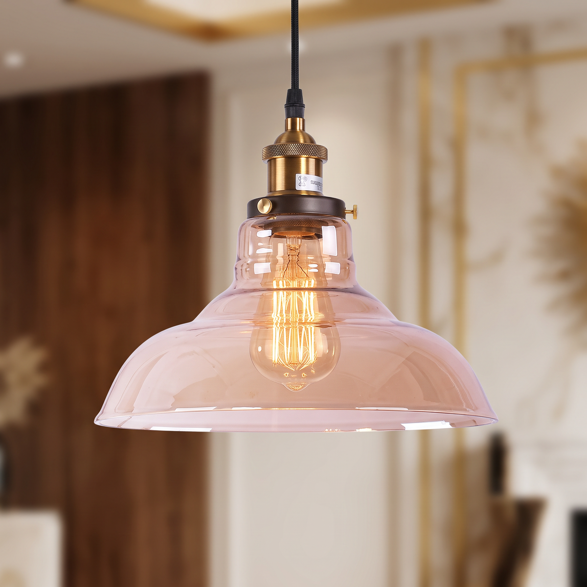 Amber glass, classic shape