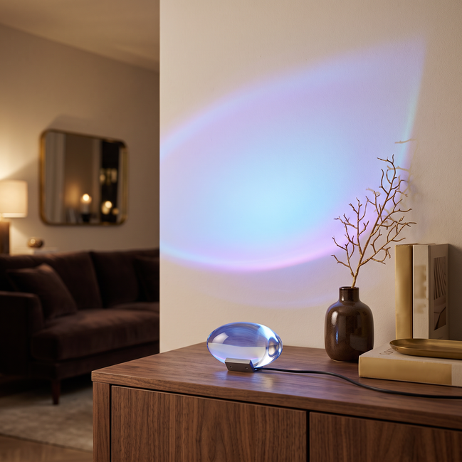 Auravik Light Projector blue purple glow