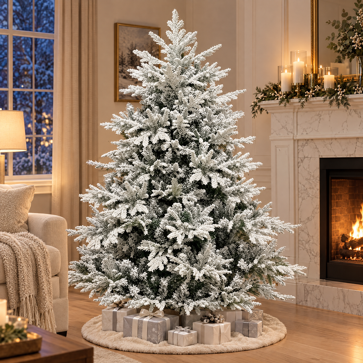 Frostline Flocked Christmas Tree
