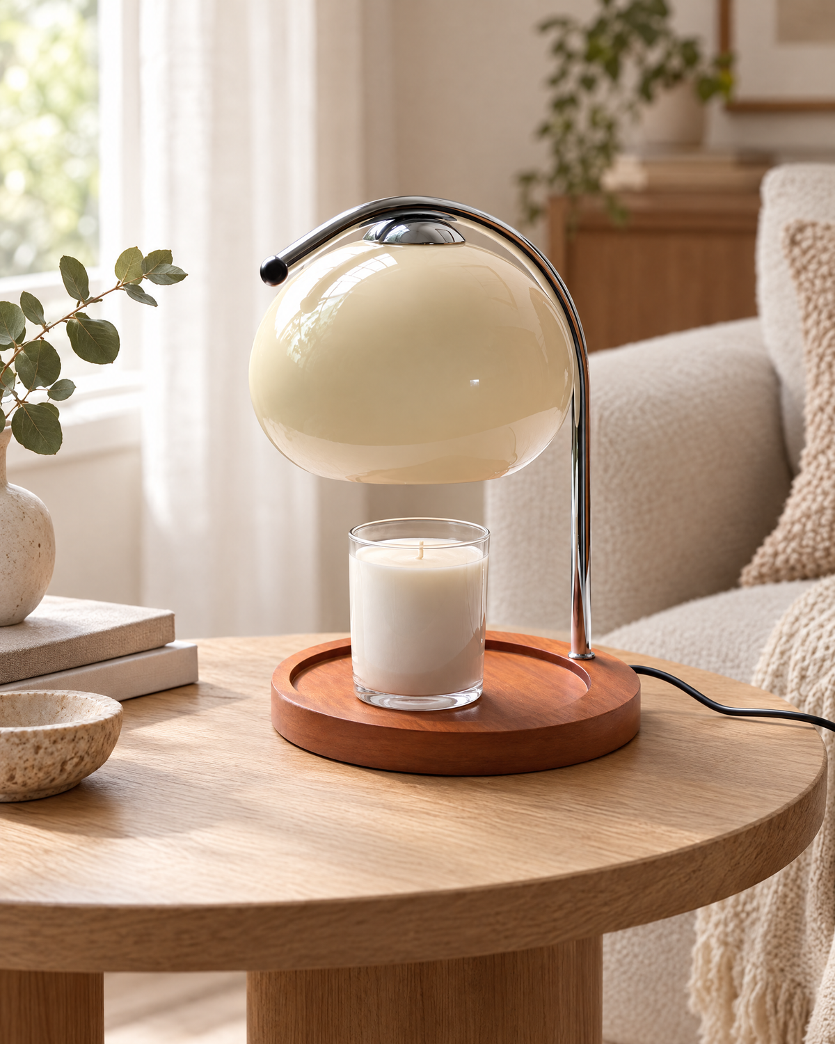 Ambrio Candle Warmer Lamp switched off in daylight