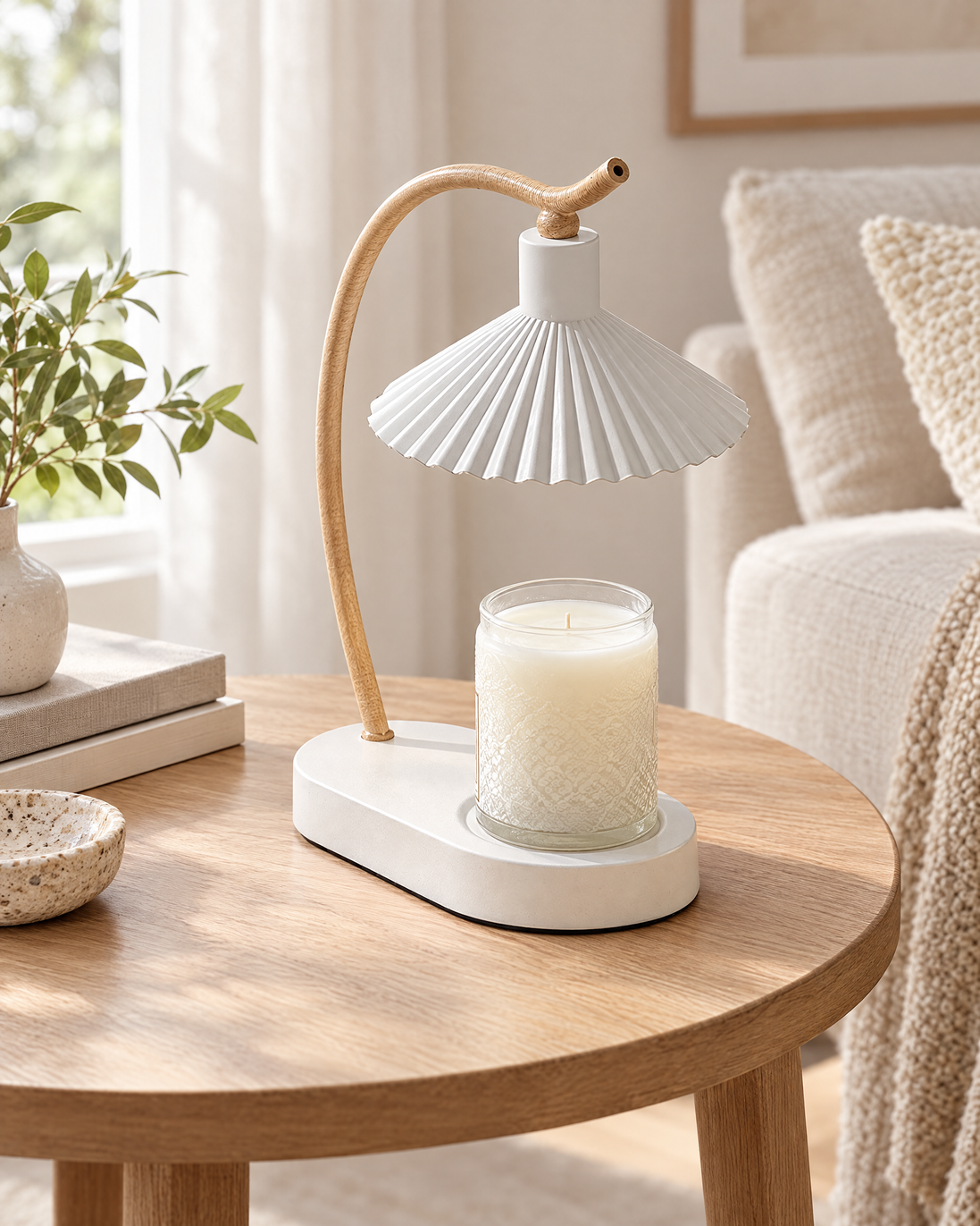 Vanessa Candle Warmer Lamp switched off in daylight