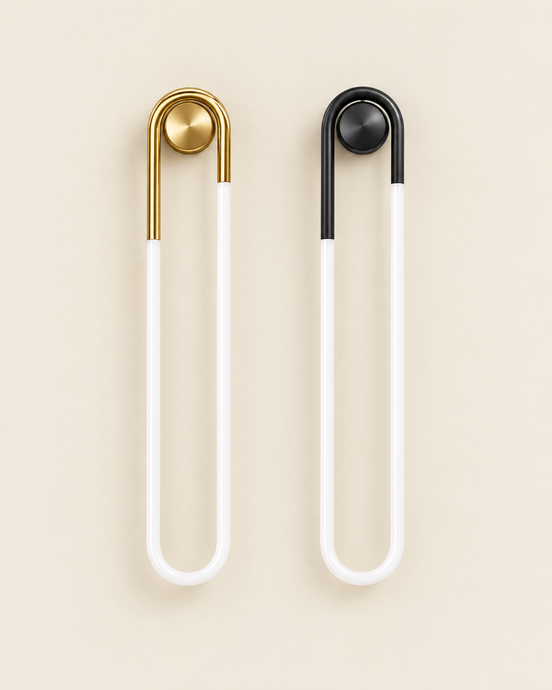 Cadrelle loop wall sconce in copper and in black