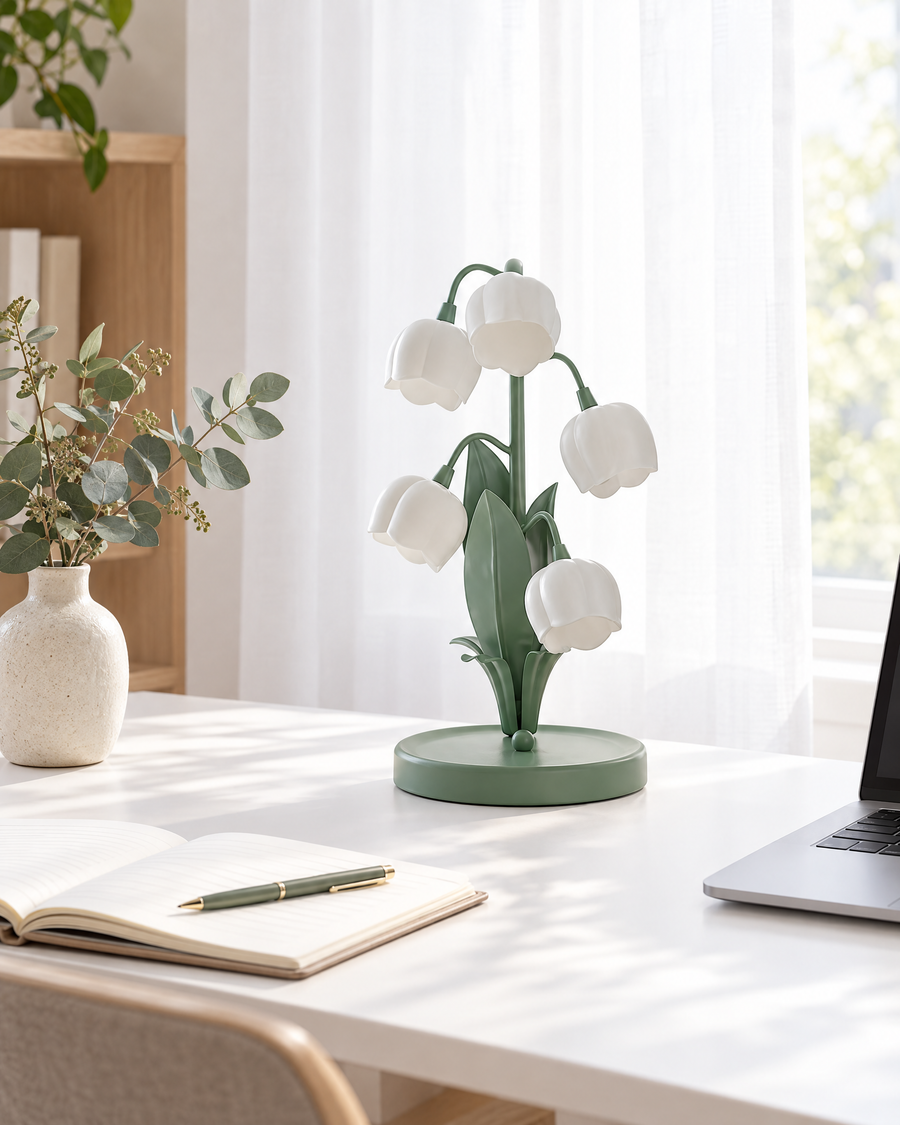 A bit of spring on the desk, even switched off.