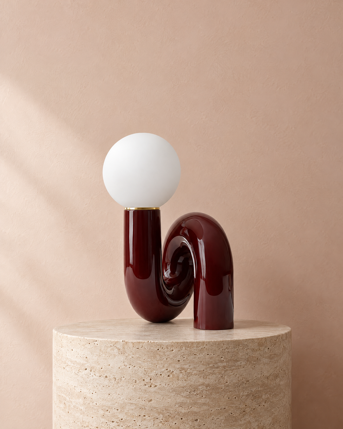 Swirl Globe Table Lamp