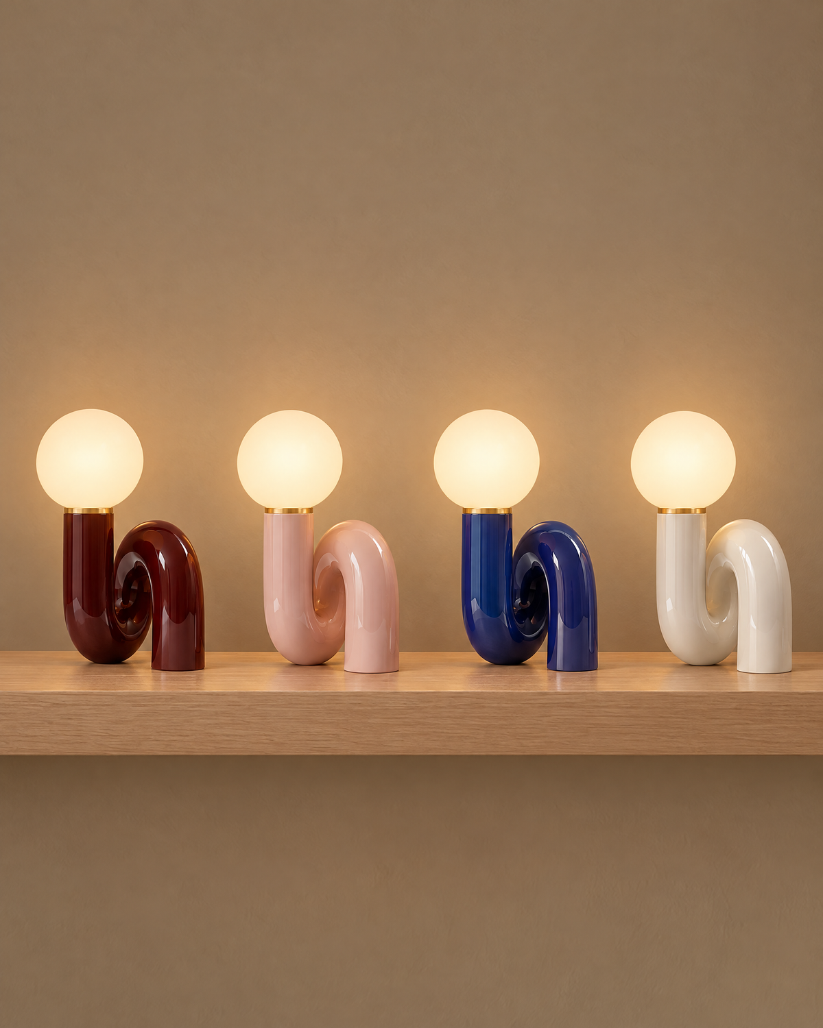 The Swirl Globe Table Lamp